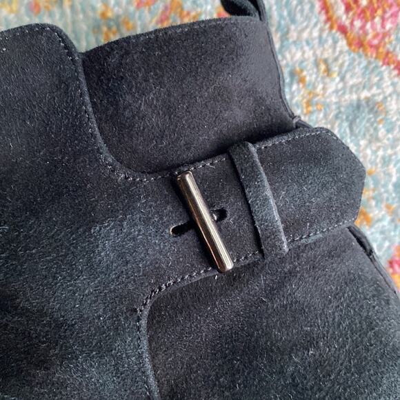 REED KRAKOFF $1k Black Suede Italian Made Chelsea Boots | 37.5 US 7.5 - Picture 8 of 16